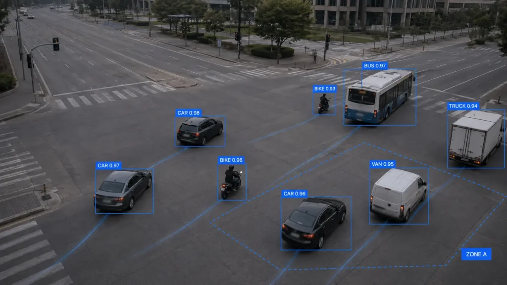 AI traffic violation detection for smart cities