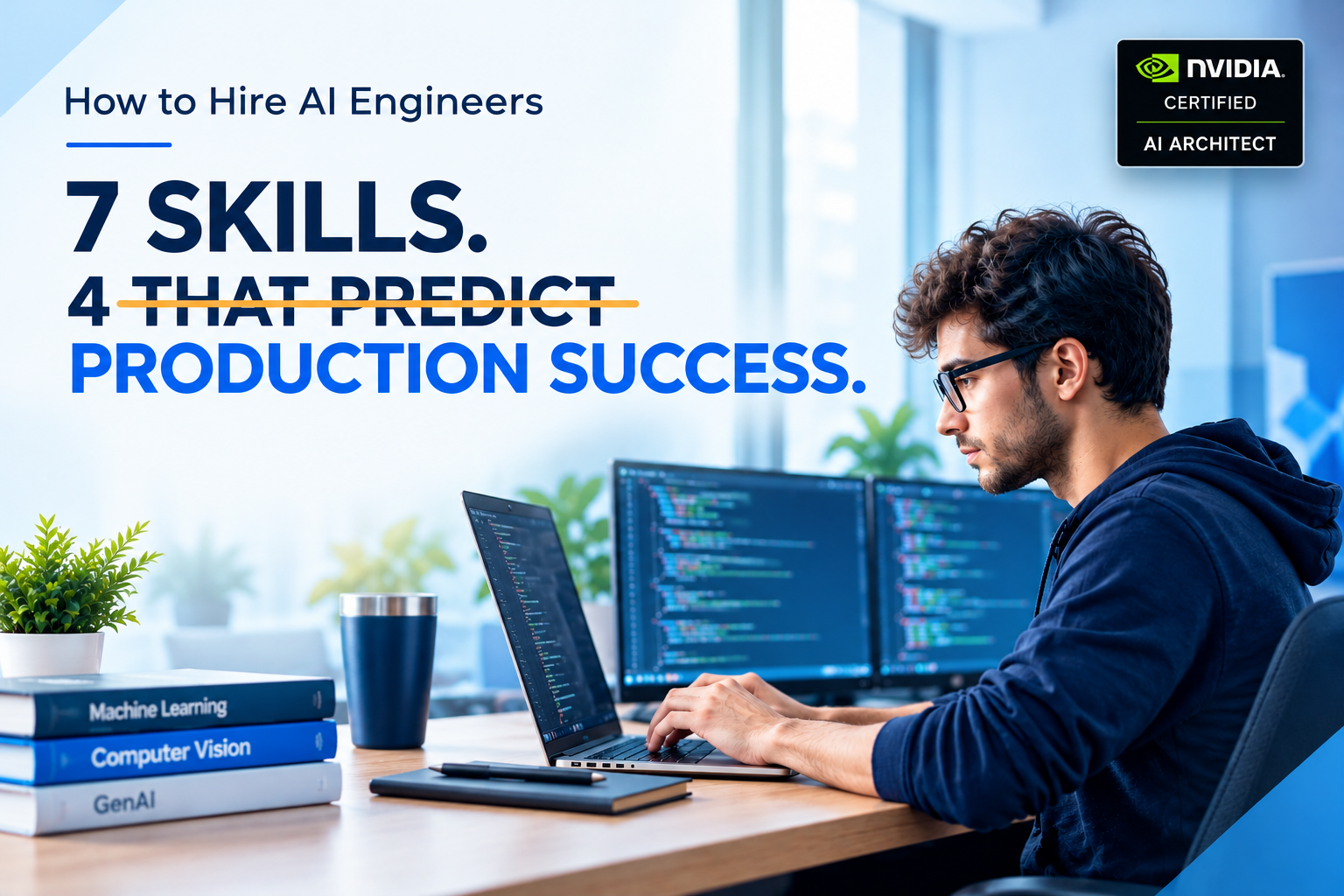 How to hire AI engineers the 7 skills that predict production success, by Mitesh Patel, NVIDIA Certified AI Architect at Brainy Neurals