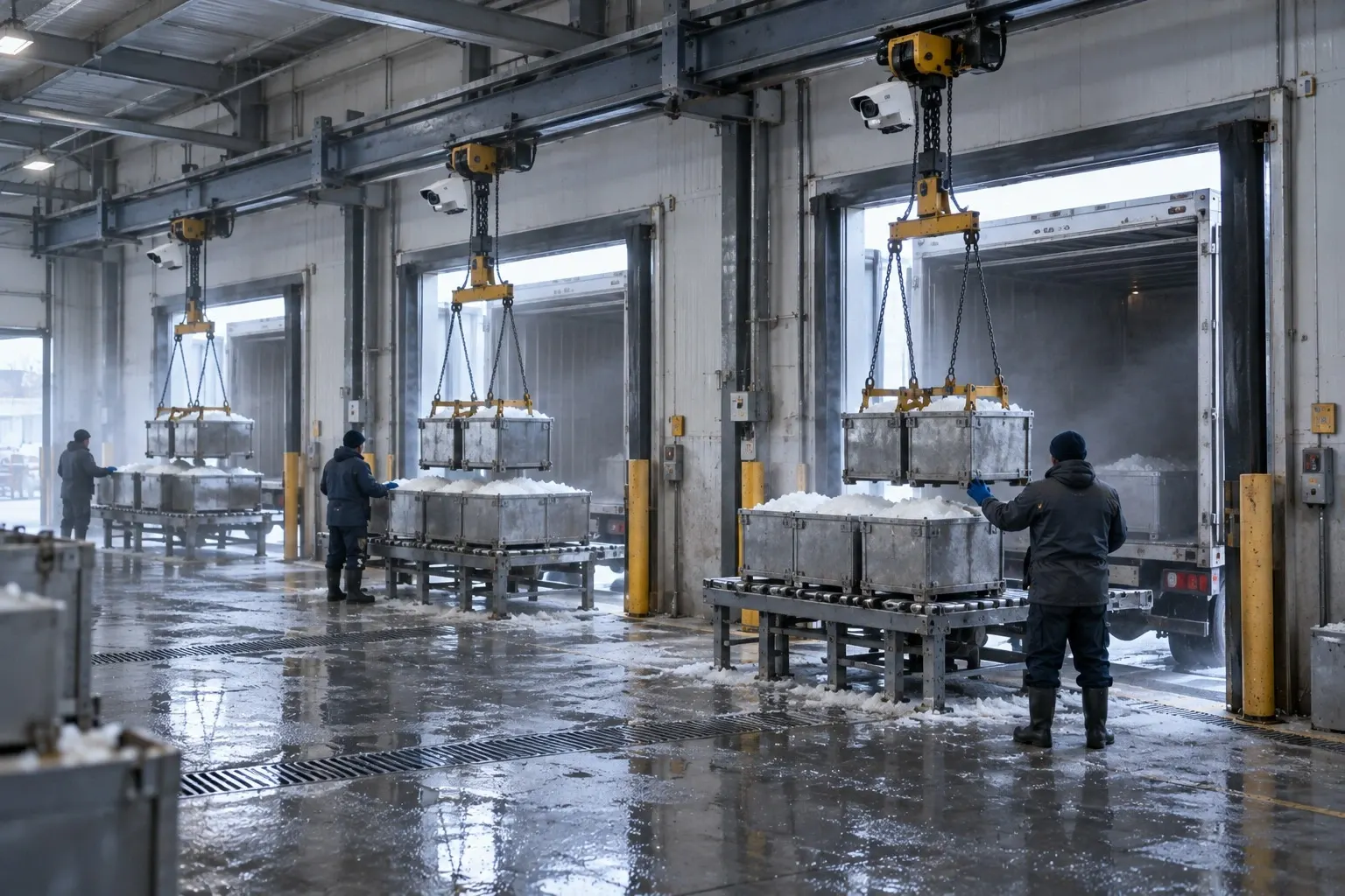 AI Object Counting for Ice Block Loading at Plant Gates